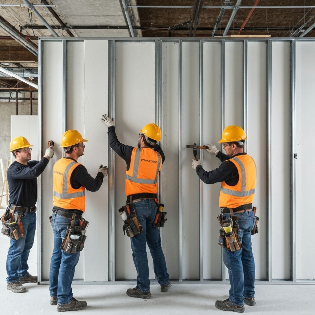 Gypsum Wallboard Installation / Partition Work